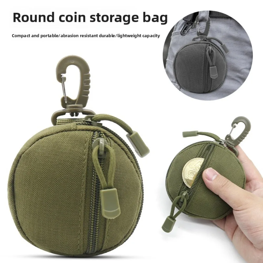 

Mini EDC Tool Pouch Keychain Multifunctional Outdoor Sports Zipper Bag for Key Wallet Coin Camping Hiking Hunting Waist Bags