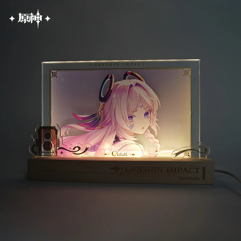 

Genuine Genshin Impact Citlali Kinich Mualani PV Thick Acrylic Picture Decorative Cosplay Animation Desktop Ornament Fan's Gifts