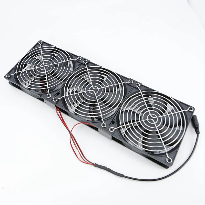 Wentylator chłodzący 120mm 3000RPM z kontrolerem 12cm 12V 220V do obudowy BTC, stacji roboczej, szafy, radiatora, wentylator serwerowy J17 — zdjęcie produktu 6
