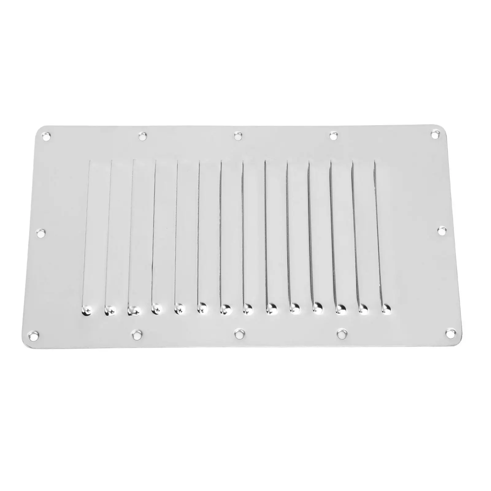 Louvered Ventilator Louvered Air Vent Easy To Install Mirror Polishing Rustproof 228 X 127mm for rvs for kayaks for marines