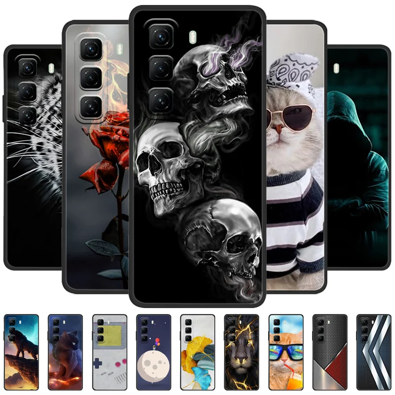 For Infinix Hot 50 5G Case Fashion Printed Soft Silicone TPU Back Protective Cover For Infinix Hot 50 50Pro 50Pro Plus 4G Funda