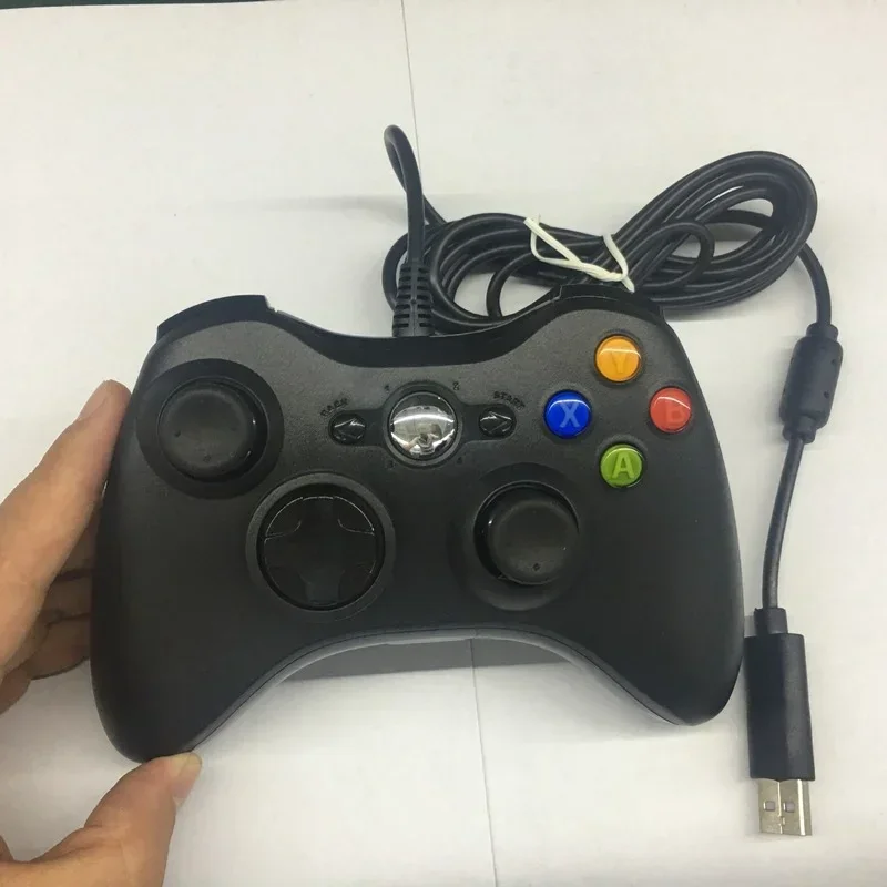 USB Wired Vibration Gamepad Joystick for PC Controller for Windows 7 / 8 / 10 Not for Xbox 360 Joypad with High Quality