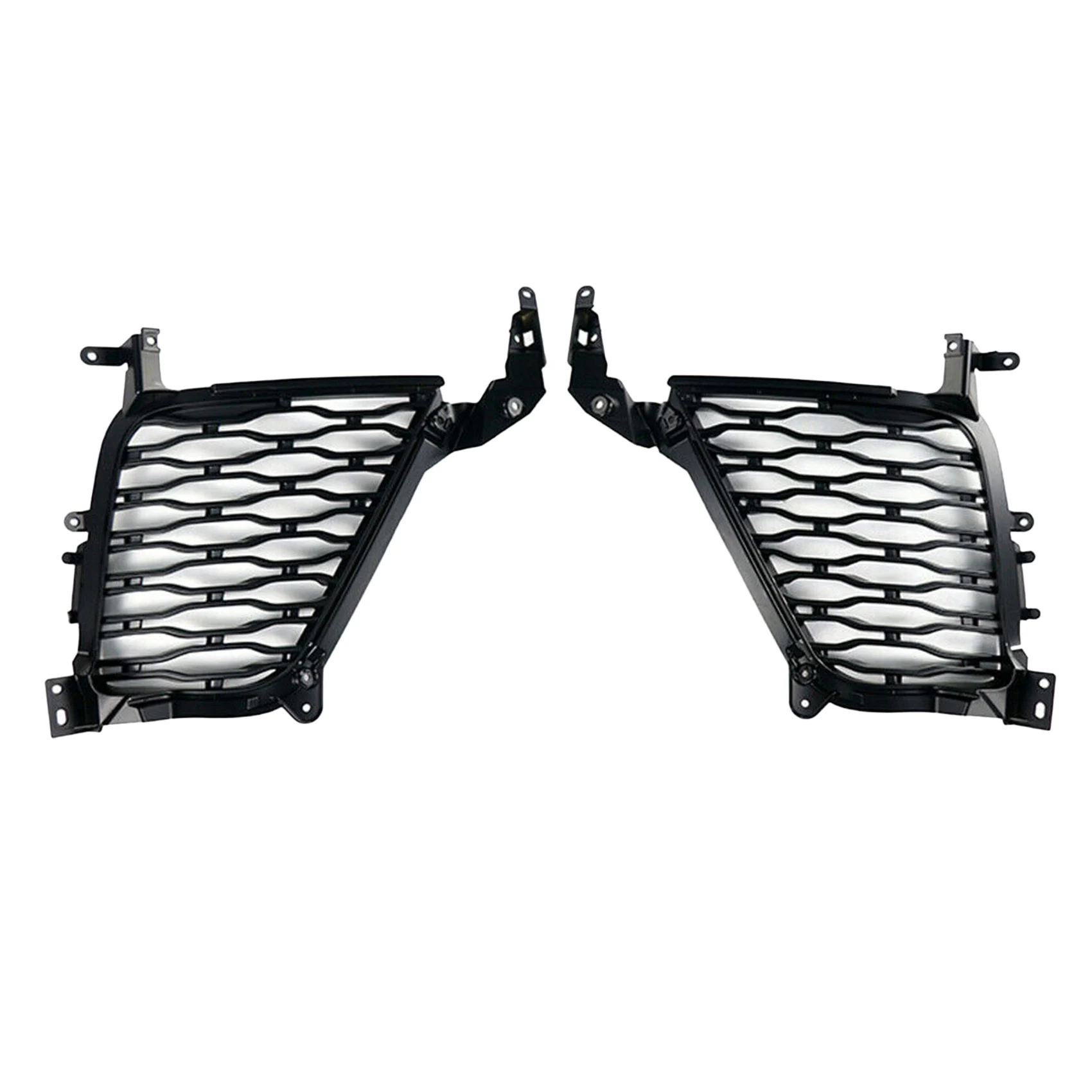 

1Pair Front Bumper Vent Grille Bezel LR126802 LR126801 Fit for 2018-2021 Land Rover Range Rover Velar SVA