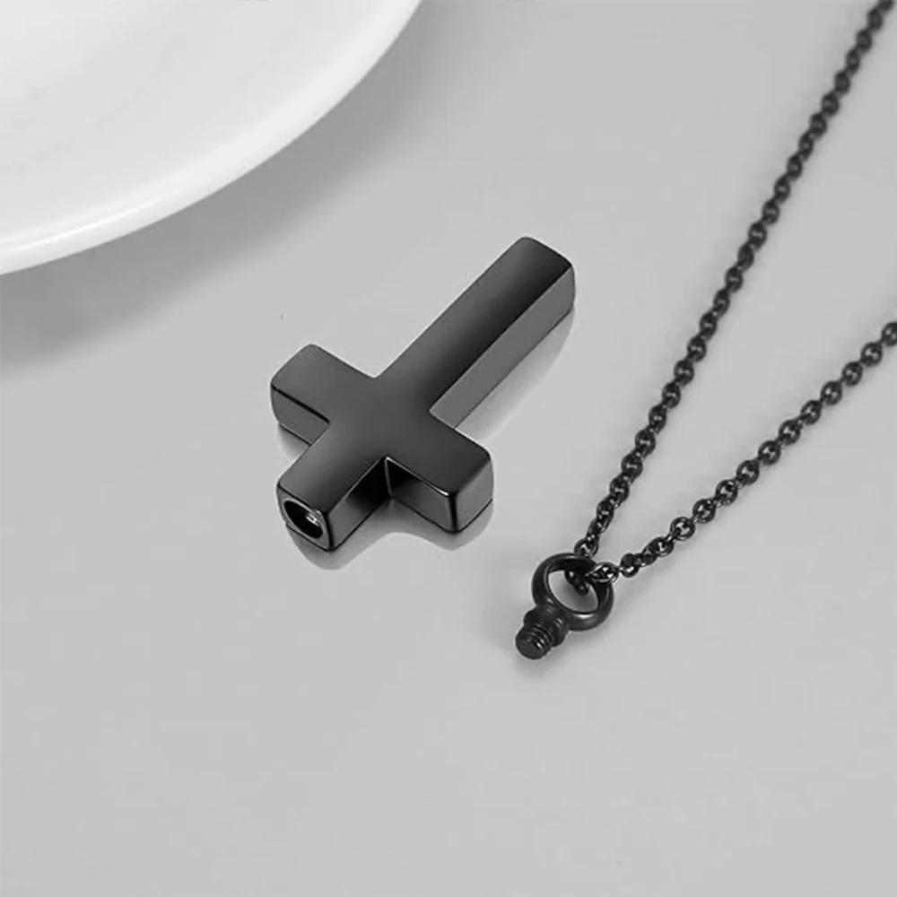 جرة القلائد للرماد الفولاذ المقاوم للصدأ الجرار التذكارية قلادة القلائد دائرة الحياة الخلود الحرق رماد المجوهرات #4