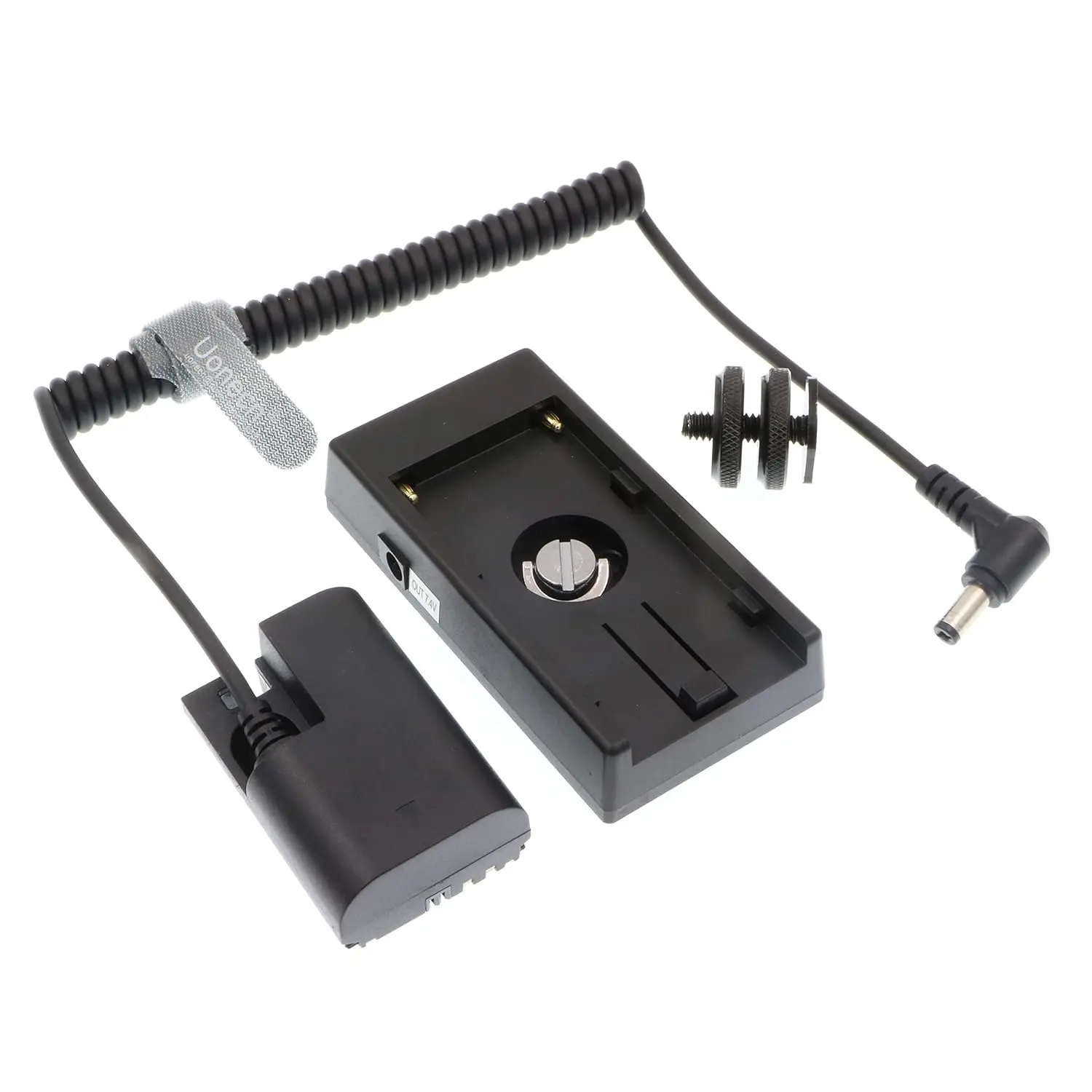 Cargador de Batería NP F970 a Adaptador de Batería Ficticia DR E6 para Canon EOS 5DS R 5D Mark para Sony NP F970 F960 F770 F750 F570 F550