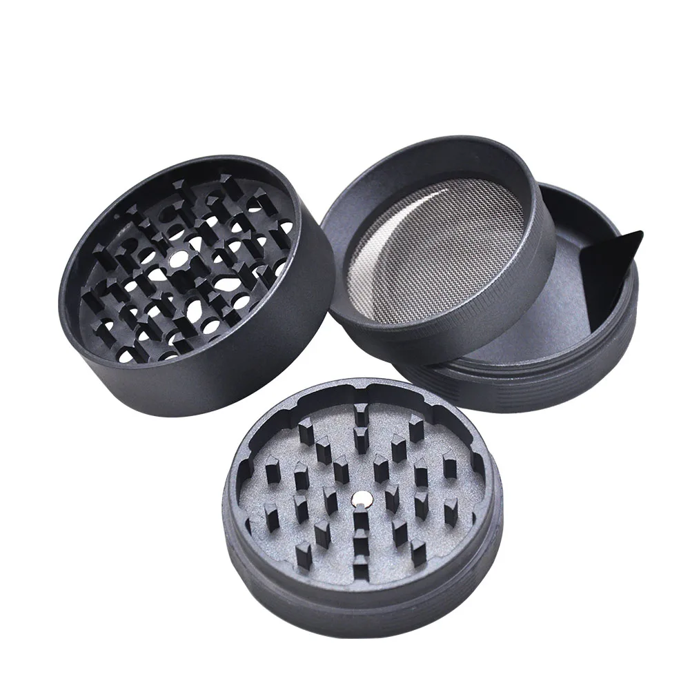 COURNOT New Aluminum Alloy Herb Grinder With Sharp Diamond Teeth Grinders For Smoking Handle Herbal Miller Smoking Accessories