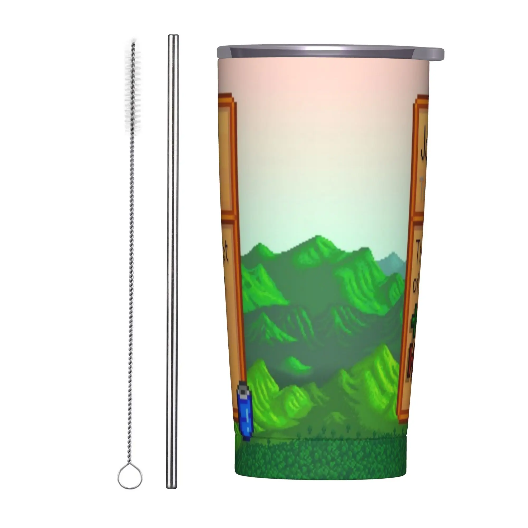 

Термокружка Stardew Valley для геймеров, вакуумная, из нержавеющей стали, для офиса и дома, 20 унций