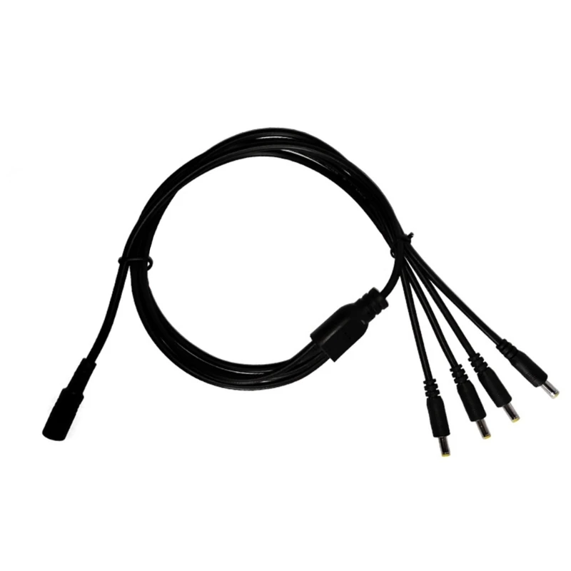 1/2/3/4 way DC кабель адаптера питания 4,0 мм x 1,7 мм 1 Женский на 1 2 3 4 фоторазъем удлинитель для видеонаблюдения