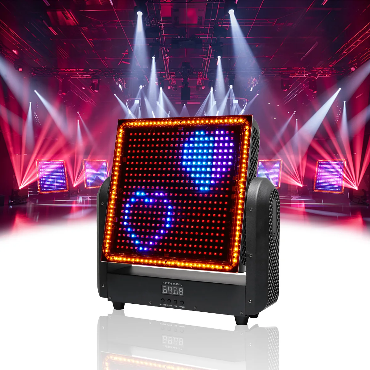 

Светодиодный прожектор 440*RGB COB с холодным стробоскопом, управлением по точке, эффектом Wash Flash Matrix для дискотек, вечеринок, свадеб и концертов