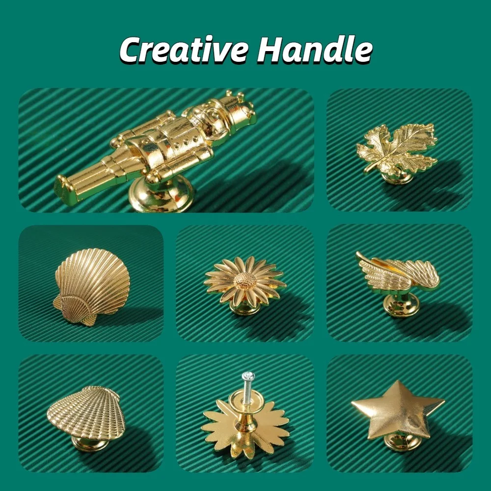 Animal Shape Zinc Alloy Handles Furniture Kitchen Handle Drawer knobs Door Knob for Cabinet and Cupboard Dresser Drawer Knobs