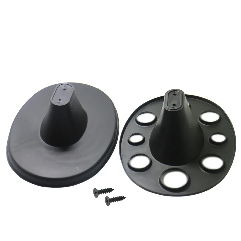 8 ثقوب دائرية إدراج أداة الحلاق عرض تخزين حامل لتصفيف الشعر فرشاة تسريح مستديرة مقص المنظم الرف #4