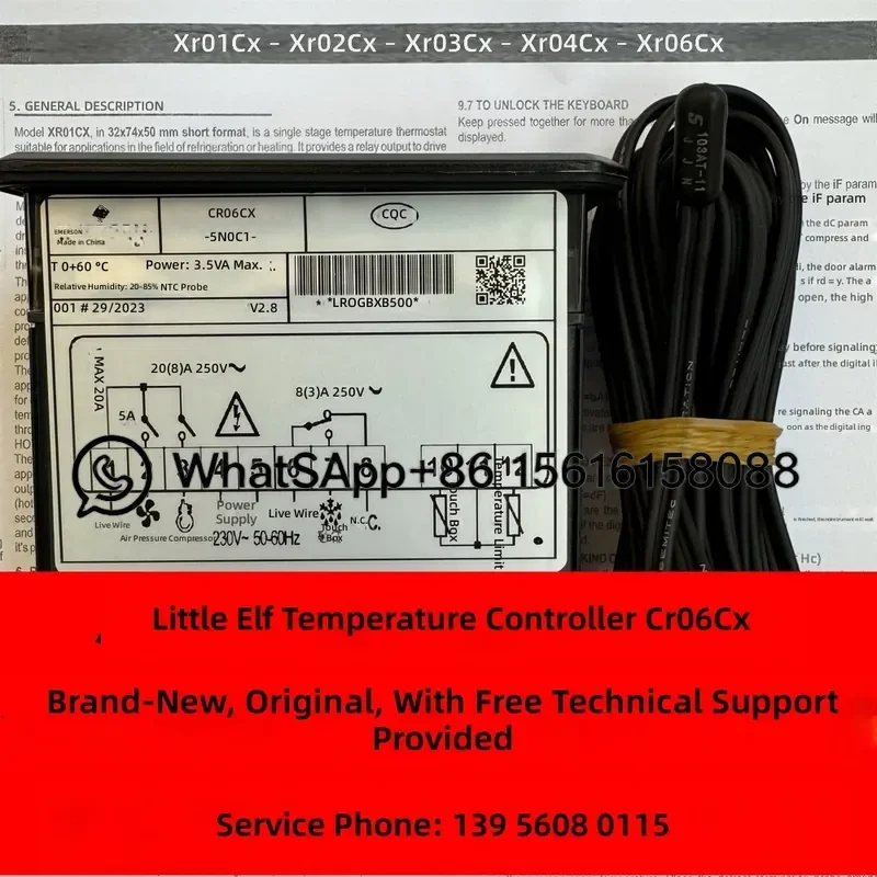 Spot Emerson Thermostat CR06CX-5NOC1 CR06CX-5N0C1 Replacement Temperature Control Switch HVAC Parts Compatible Models