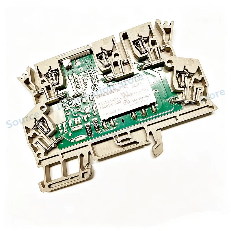 Weidmüller MCZ R 24Vdc Slim Relay Module, 8365980000, 6A 250VAC 1CO Contact, DIN Rail Mount Spring‑type Terminal Relay