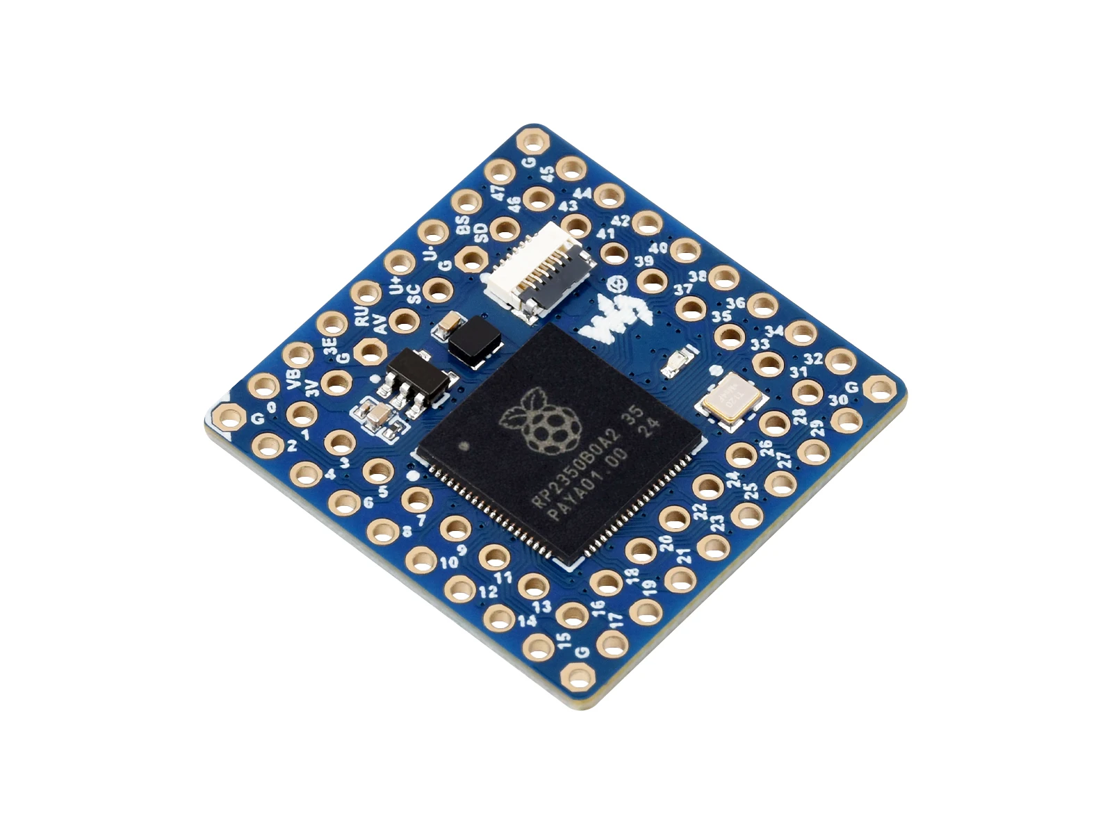 Waveshare Core2350B Board, Raspberry Pi RP2350B Dual-Core Dual-Arch MCU, Up to 150MHz