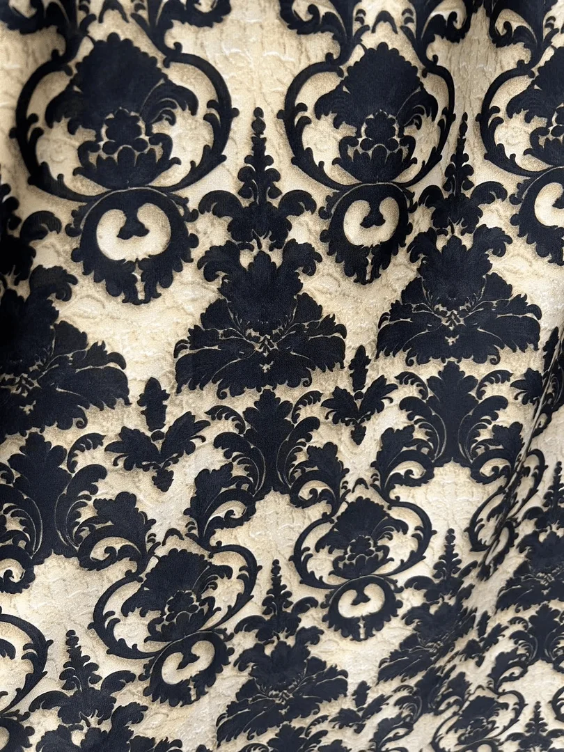 Summer 2025 New Chinese Sle Satin Material Luxury Loose Midi Length Print Svel Dr Ele Skirt Polyester Fiber