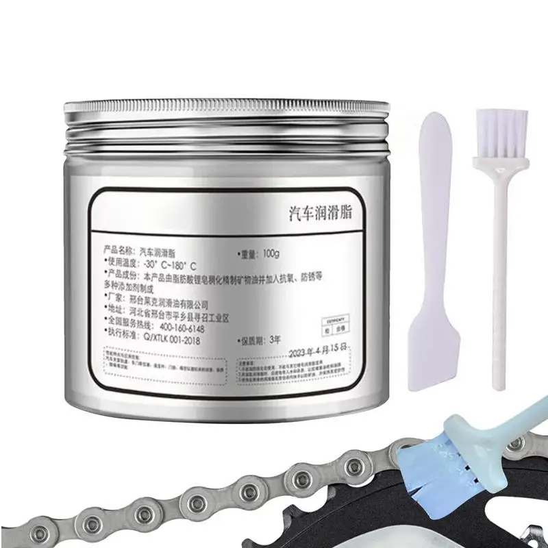 Automotive Lubricating Grease Lubricating Compound Can All-Weather Ensures Friction Resistance Multi-Purpose Car Grease 100g