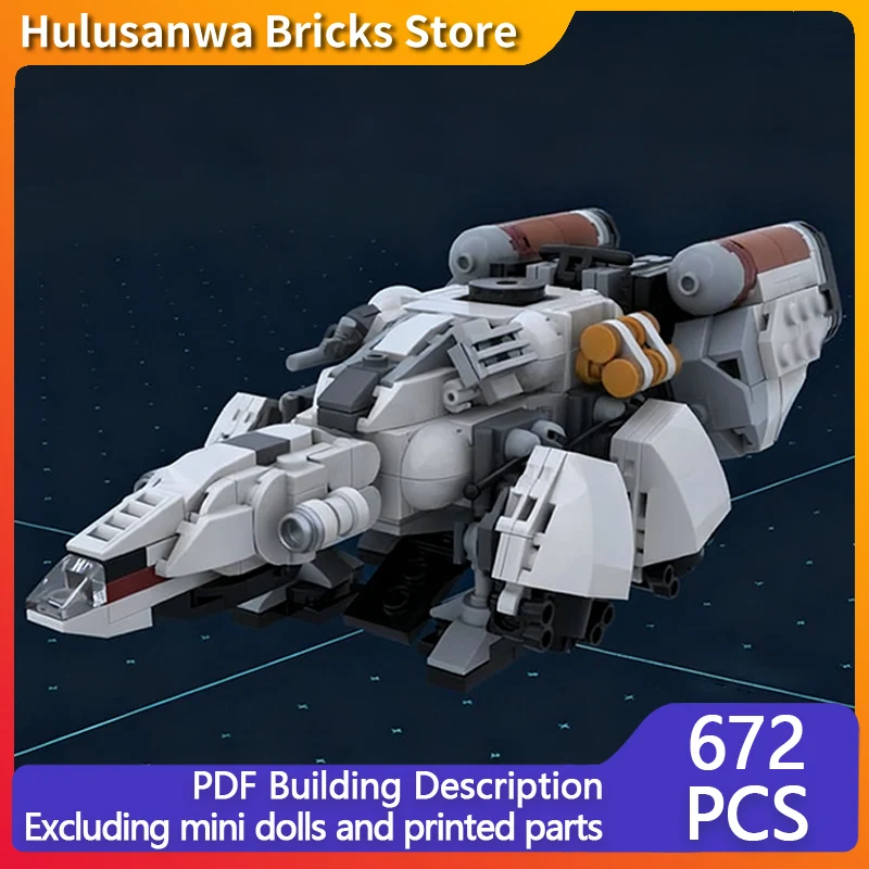 

Популярная игра, модель космического корабля MOC, строительные кирпичи, военное оборудование, модульные технологии, подарки, праздник, сборка, детские игрушки, костюм