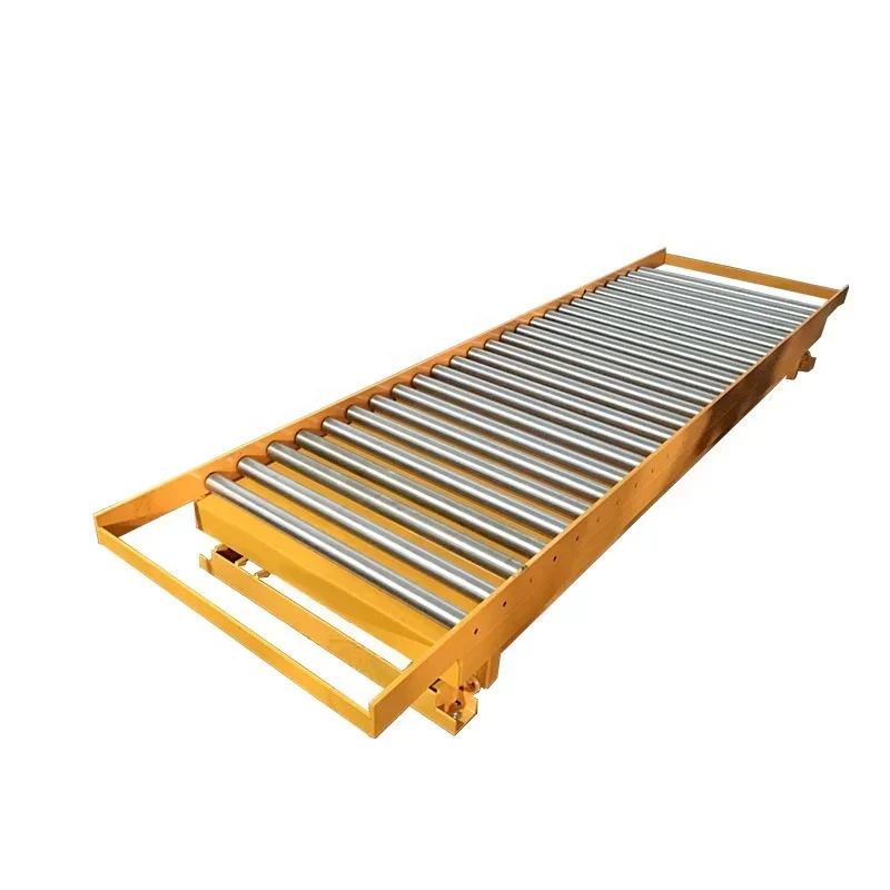 Piattaforma elevatrice idraulica con rullo