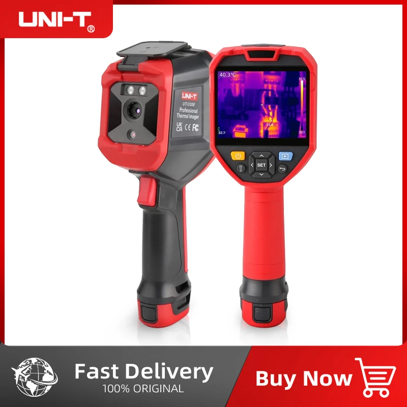 UNI-T UTi320E UTi260E Infrared Thermal Imager High Resolution Handheld Thermal Camera PCB Circuit Floor Heating Detection