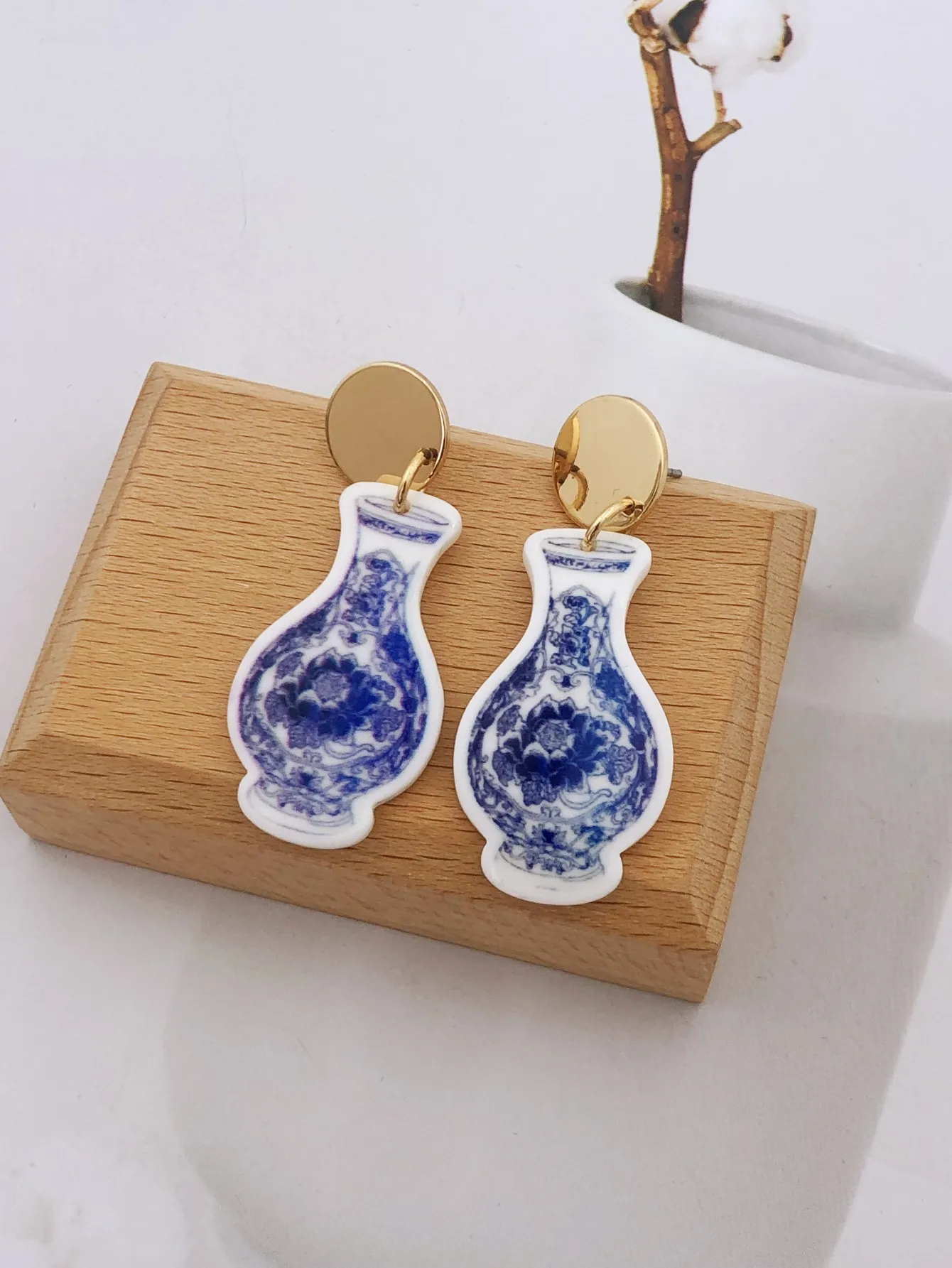 Fashionable Ethnic Ceramic Acrylic Earrings for Women\'s Everyday Style earings for women