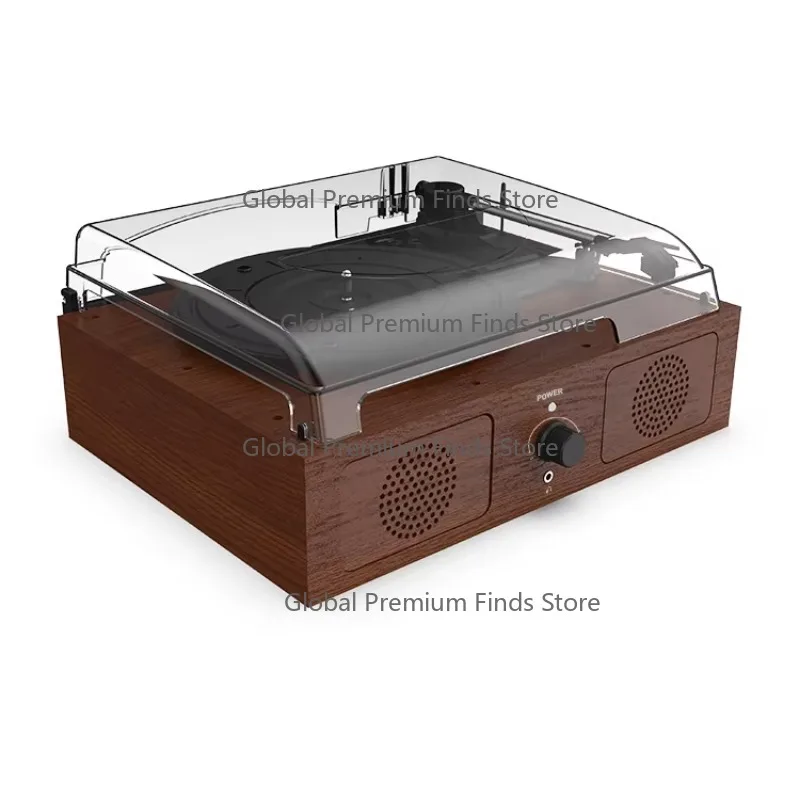 3-Speed Bluetooth Turntable with Versatile Connectivity