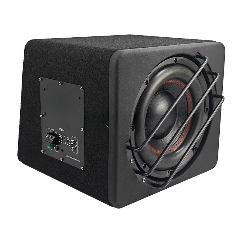 Subwoofers de carro de qualidade de vendas transfronteiriça 10 polegadas DVC selado gabinete pico 1500W classe D 10 "carro ativo