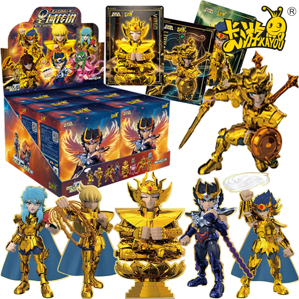 

KAYOU Saint Seiya Trendy Blind Box Toys Legend of Sanctuary Series Libra Virgo High Quality Action Figure Kid's Favorite Gifts