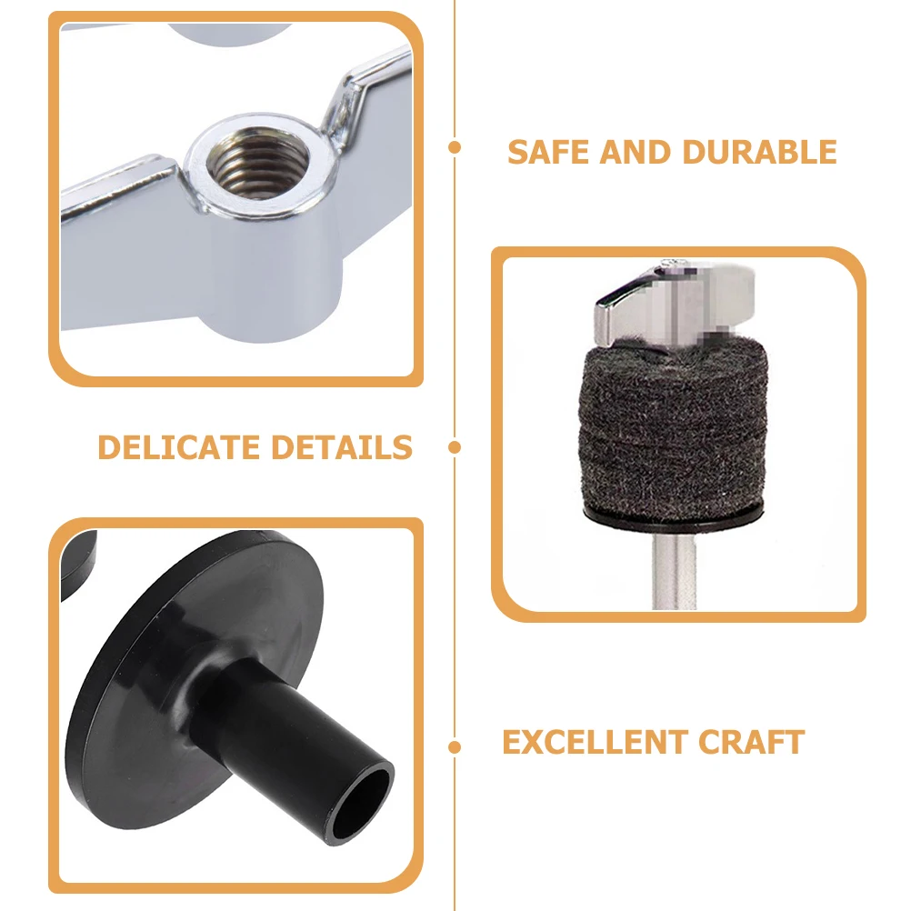 

1 set 1 Set Felt Cymbal Pad Non-Slip Durable Drum Kit Accessories Cymbal Protection Sound Quality Improvement Drum Set Gadgets