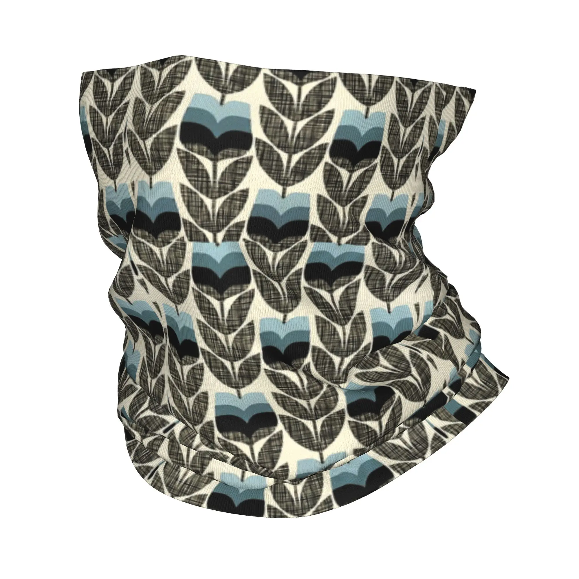 Orla Kiely Scandinavian Multi-stem Bandana Neck Warmer Women Men Winter Ski Hiking Scarf Gaiter  Face Cover