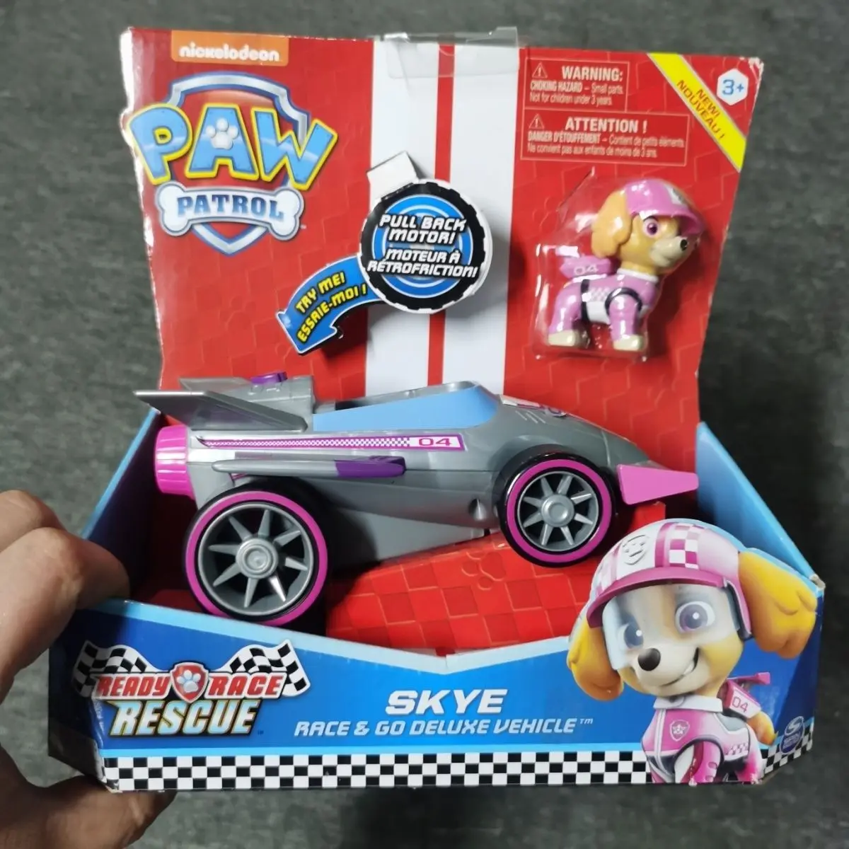 New Original Paw Patrol Car Ryder Tracker Everest Chase Rex Skylloki Marshall Zuma Action Character Gift Festival Toys