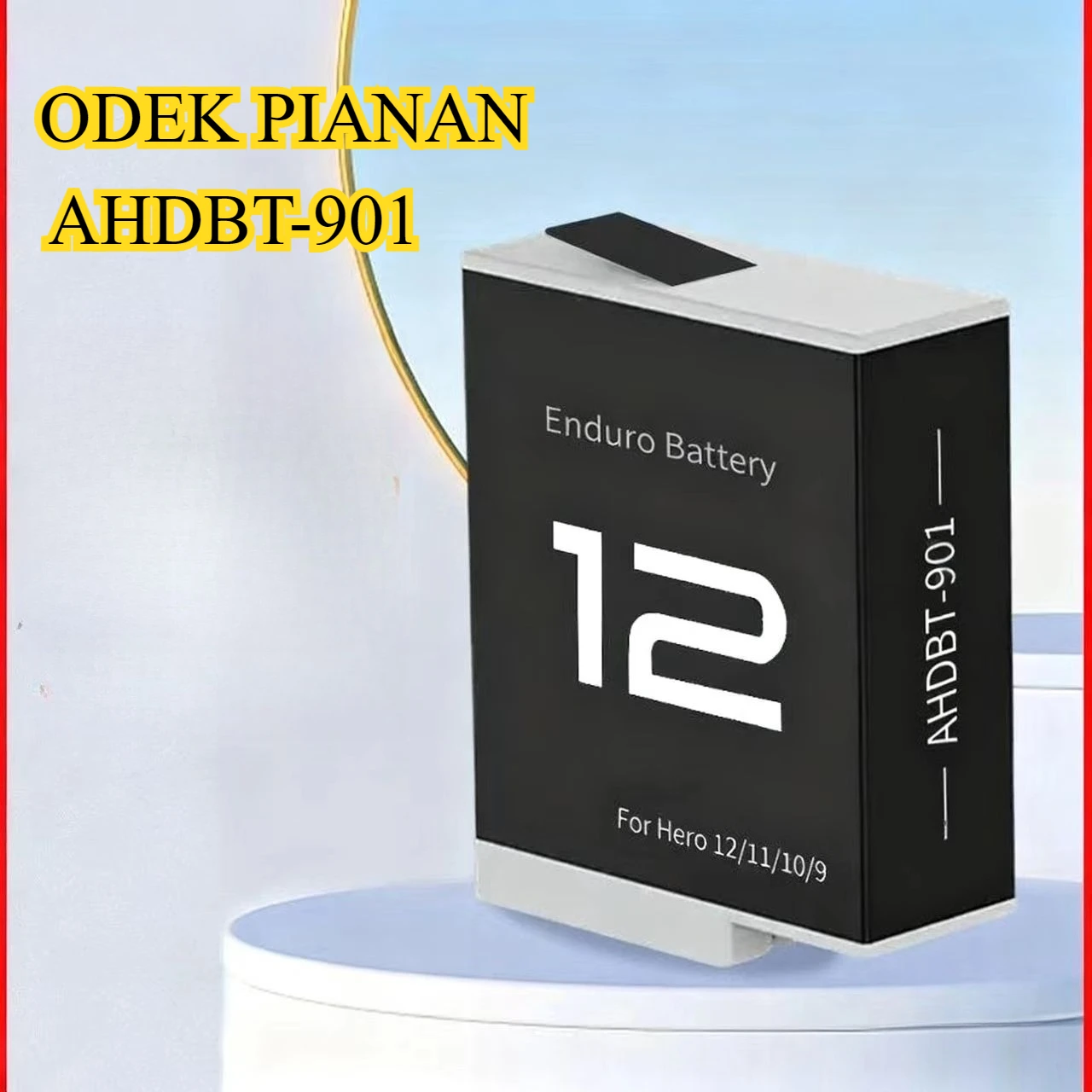 1800mAh AHDBT-901 Battery for GoPro12 Camera Battery High Performance Resistance Suitable for Hero12/11/10/9 Camera Batteries