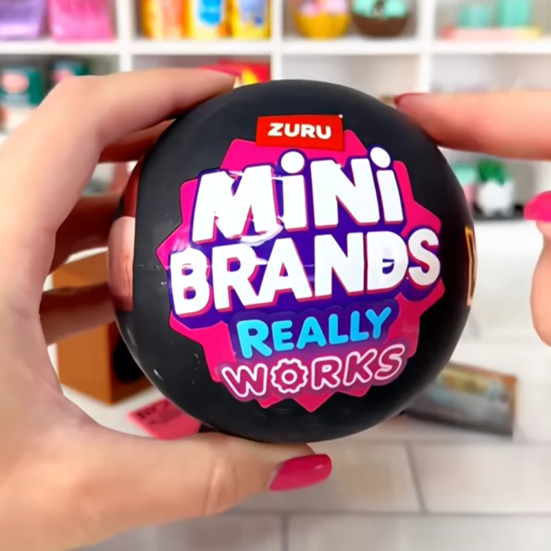 

Zuru New Hot Selling Genuine Playable Record Ball Miniature Mini Record Doll House Props Children's Gifts Surprise Ball Toys
