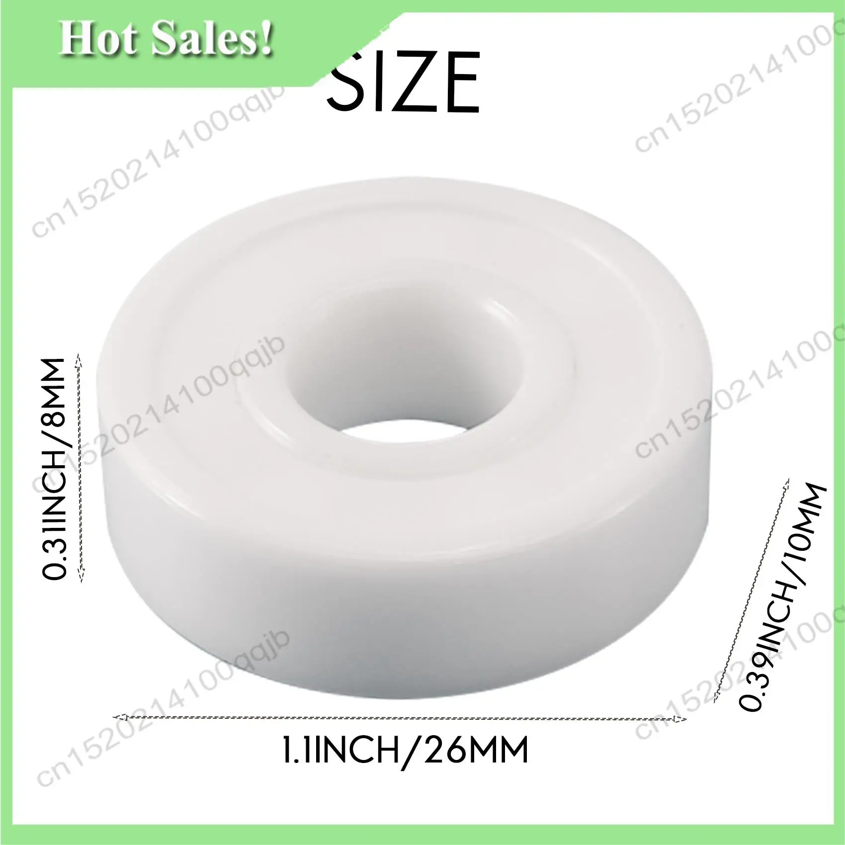 

-FDDT 6000-2RS Full Miniature Bearing Zro2 Ball Bearing 10X26x8mm