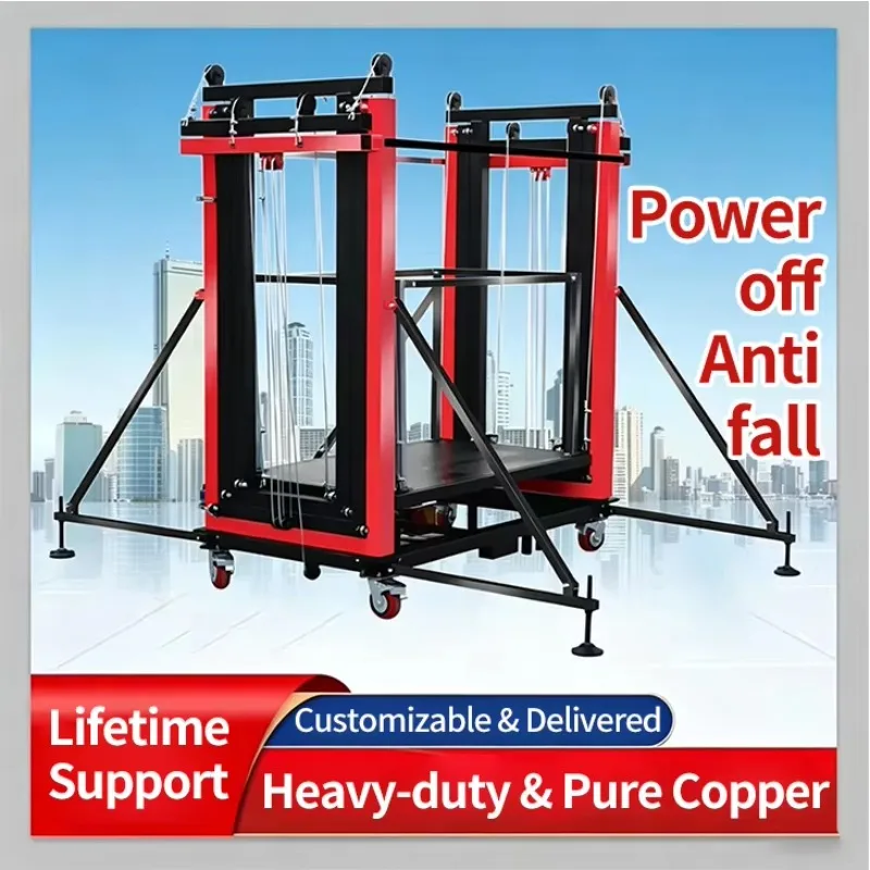 Customized New High-quality Electric Scaffolding, Mobile Folding Remote-controlled Fully Automatic Lifting Platform