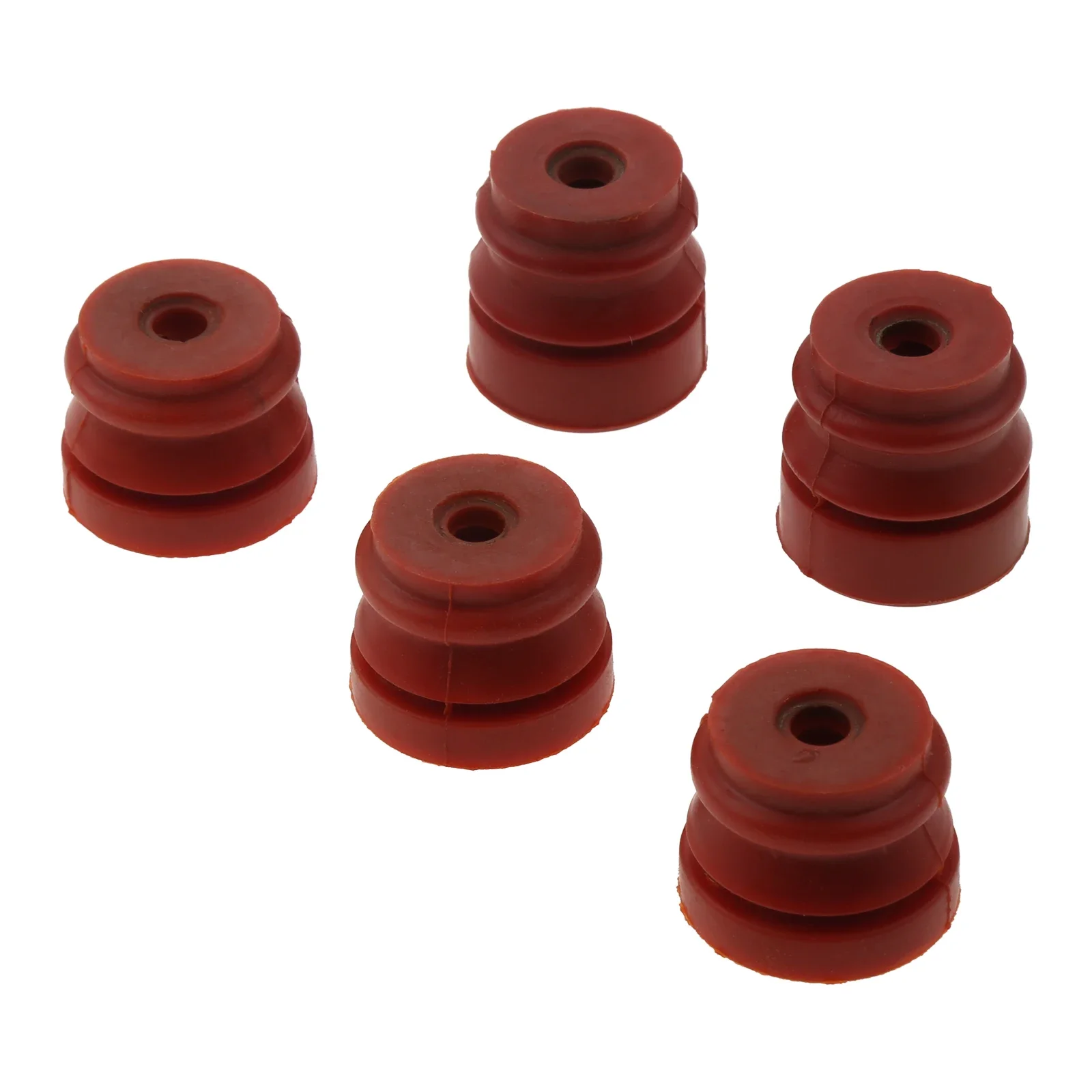 5pcs/set Rubber 45cc 52cc 58cc Chainsaw Damper 4500 5200 5800 Chainsaw Damper Spring Shock Buffer Red Replacement Repair Part