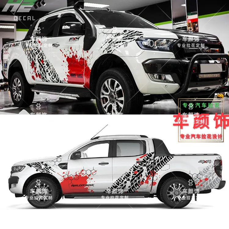 New Car Sticker Body Modification Custom Car Film FOR Ford Raptor F150 Sport Decor Vinyl Car Decal Accessories