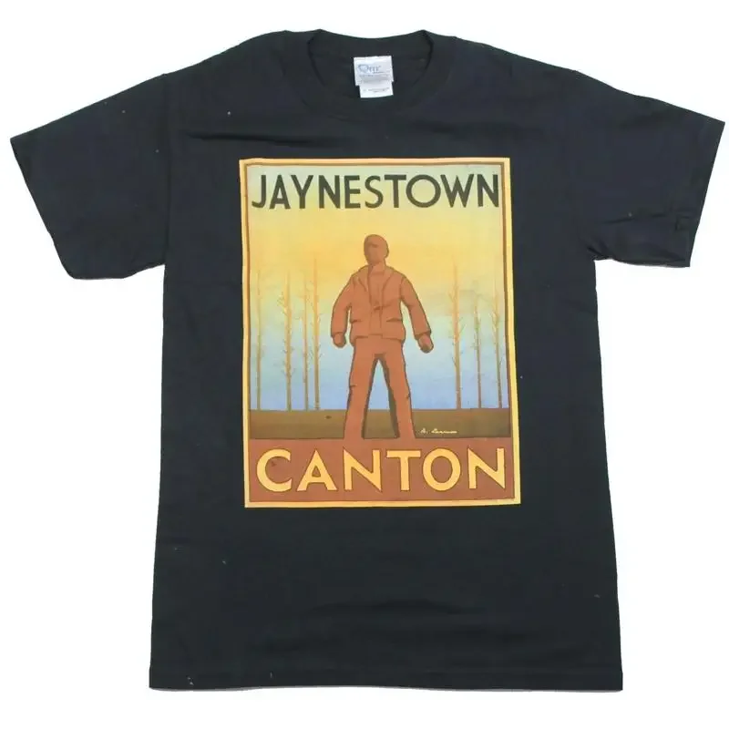 Мужская футболка Firefly Serenity Jaynestown Статуя Кантона Плакат Изображение