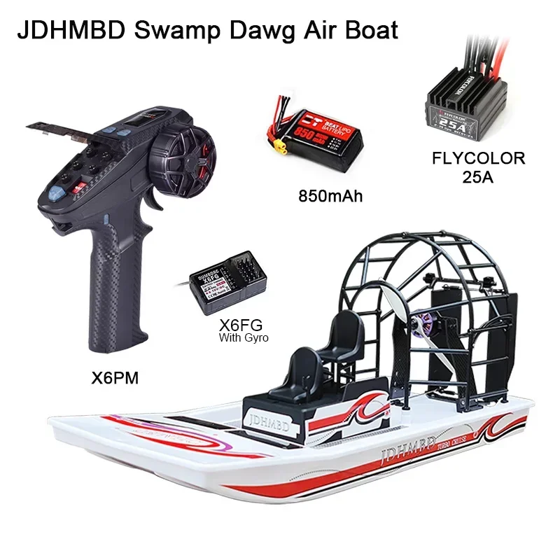 

GARTT JDHMBD High Speed Swamp Dawg boat RTF Remote Control Two Channels Big Sale Turbo Cruise RC High Speed Brushless wind boat