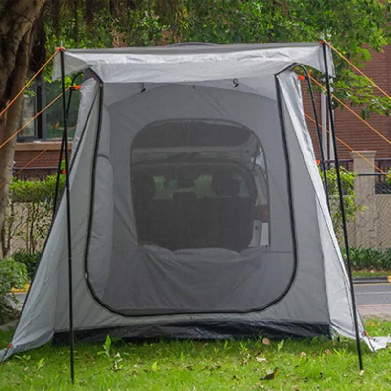 Imagem -05 - Waterproof Tenda Cauda Auto para Camping Tronco do Carro Suv Traseiro Toldo Sun Shelter Self-driving Pessoa