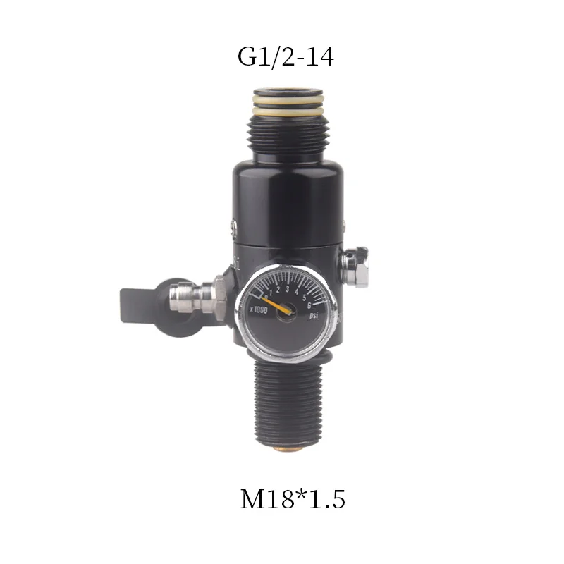 HPA 0.5L 500CC Diving M18 * 1.5 uscita bombola del Gas 160-3000 PSI stazione di regolazione della pressione serbatoio dell\'aria Scuba accessori per