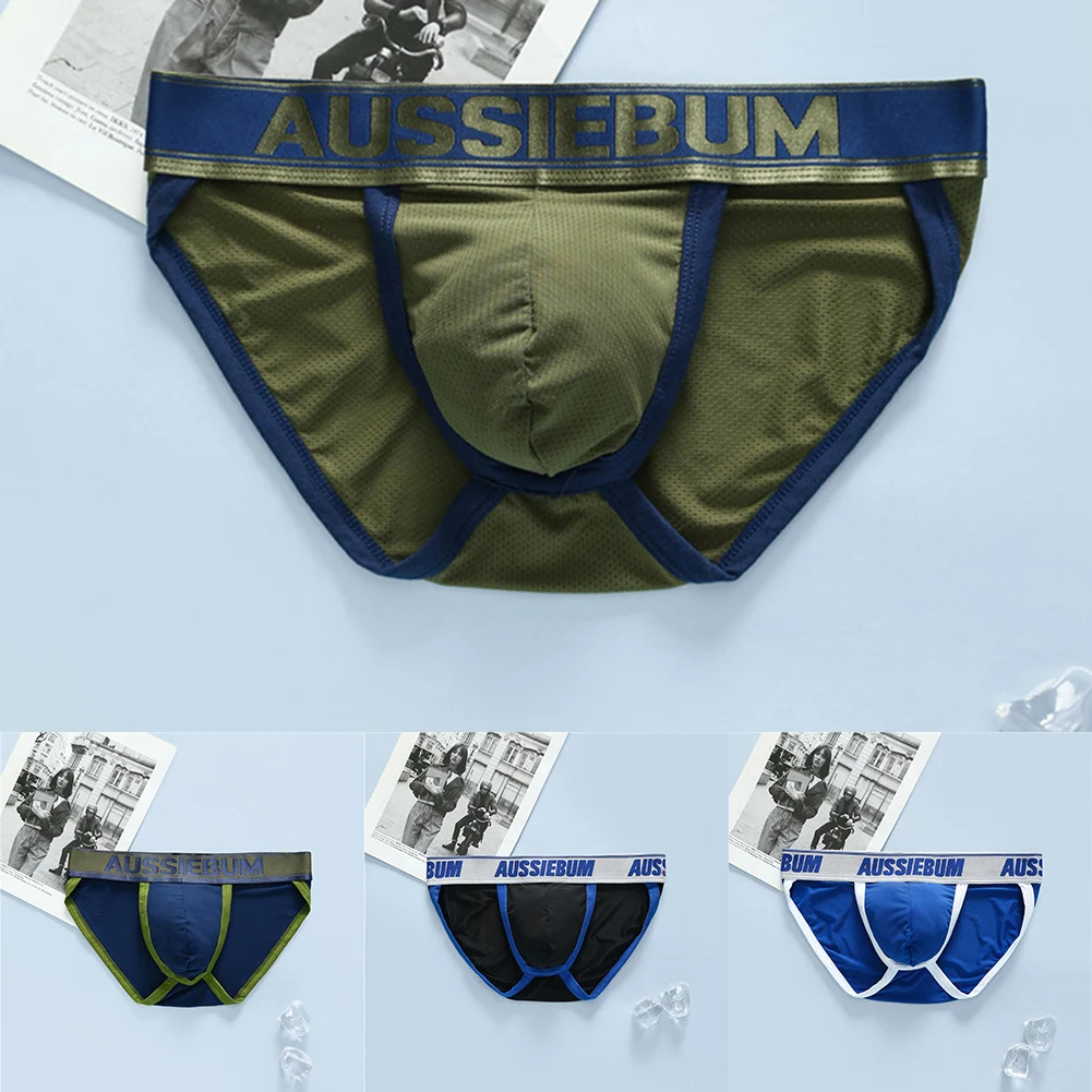 

Comfortable Briefs Low Waist Underwear Available Sizes M-2XL Classic Theme Comfortable Low Waist Briefs Army Green