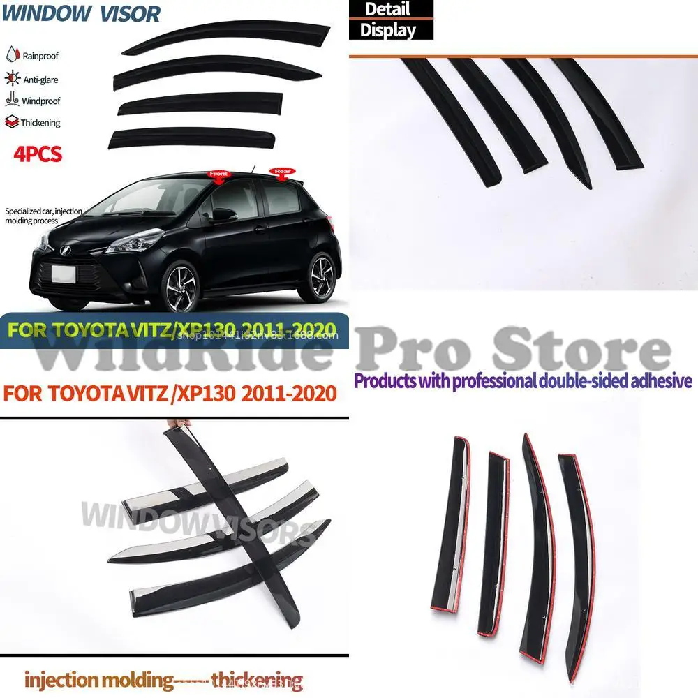 

1 set For TOYOTA VITZ 2011-2020 Window Visor Sun Shade Rain Guard