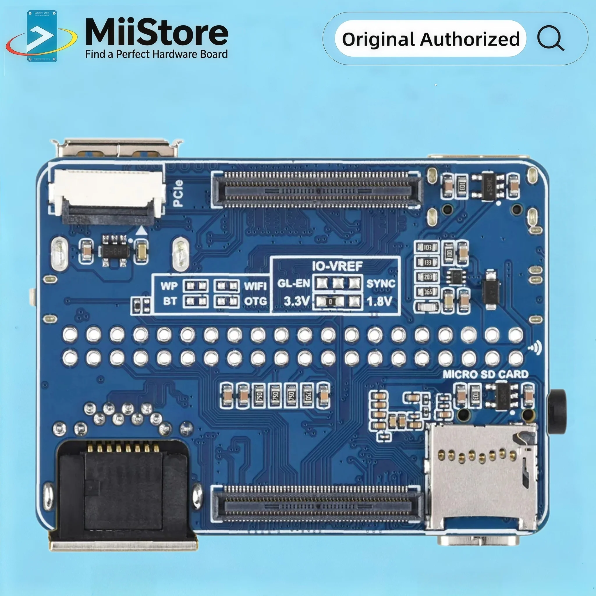 Waveshare Ultra Mini Expansion Board B-Type for Raspberry Pi Compute Module 5, CM5 Size 4K HDMI USB3.2 Gigabit