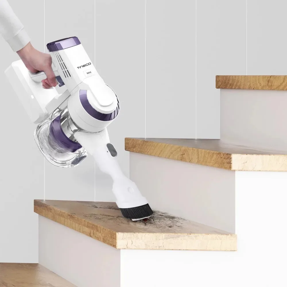 Wireless ultra light stick vacuum cleaner suitable for hard floors and low plush carpets