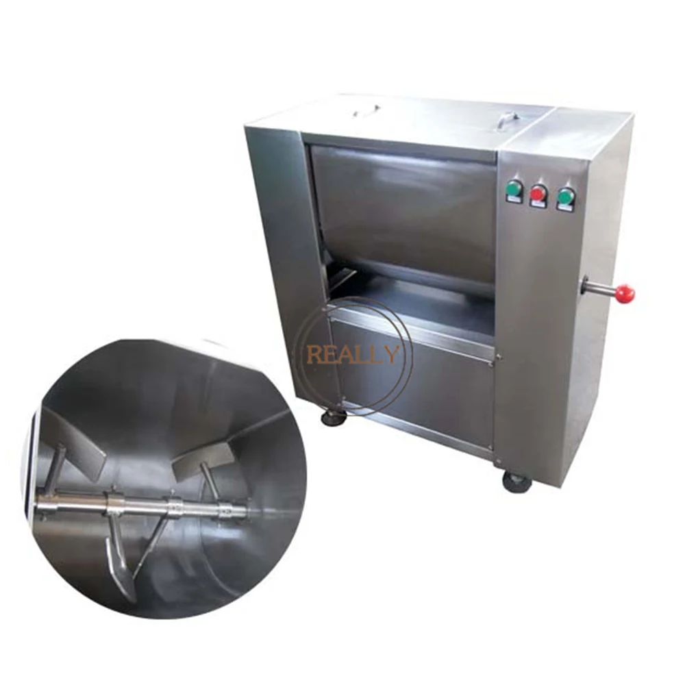 

50L Top Quality Stainless Steel Food Stuffing Blender Commercial Meats And Vegetables Mixing Machine