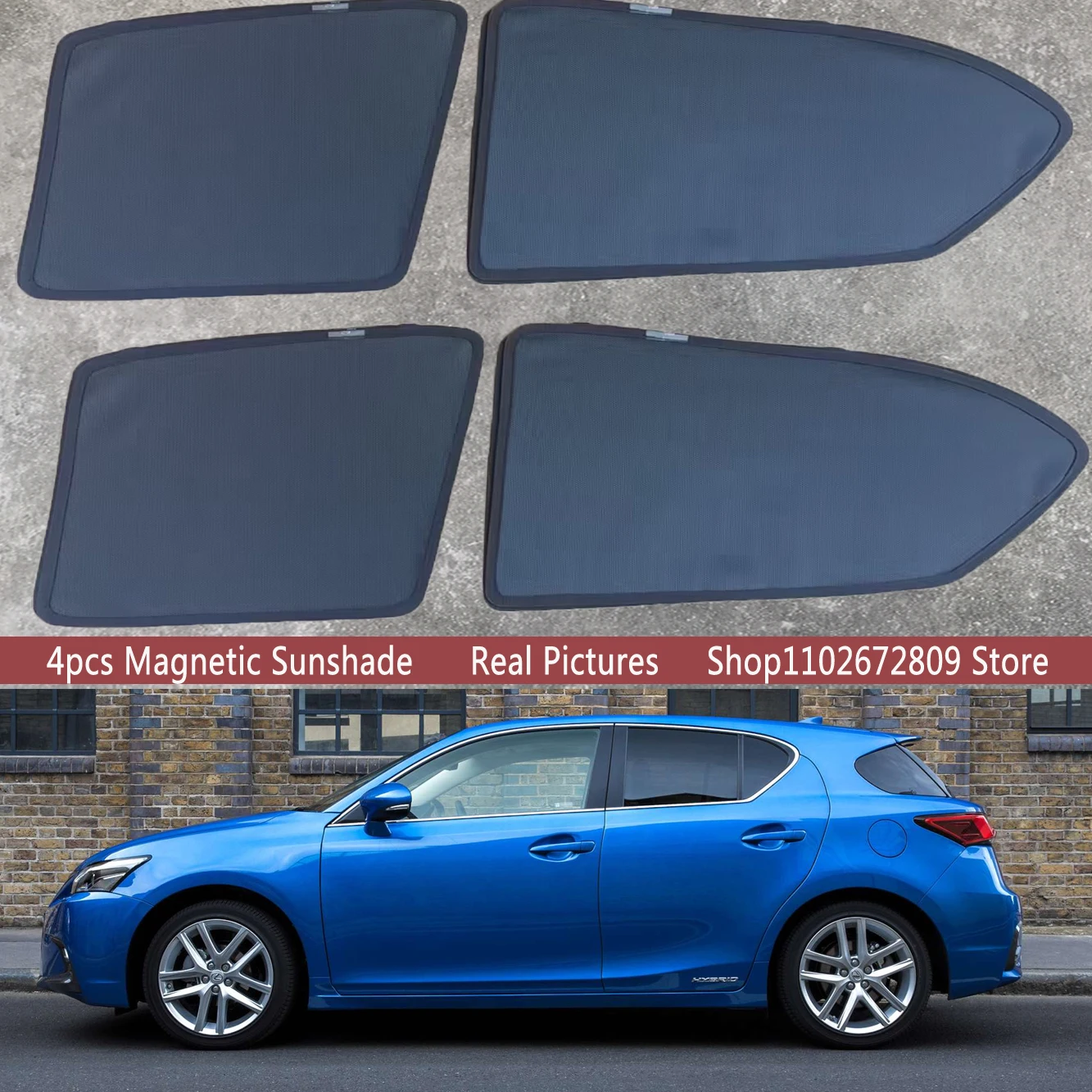 

Magnetic Car Sunshade Shield Windshield Frame Curtain Sun Shades For Lexus CT CT200H 200H F Sport 2011 - 2020 Auto Accessories