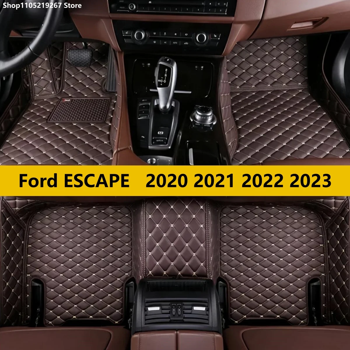 

Custom For Ford ESCAPE 2020 2021 2022 2023 Auto Floor Mats Automobile Cover Interior Accessories