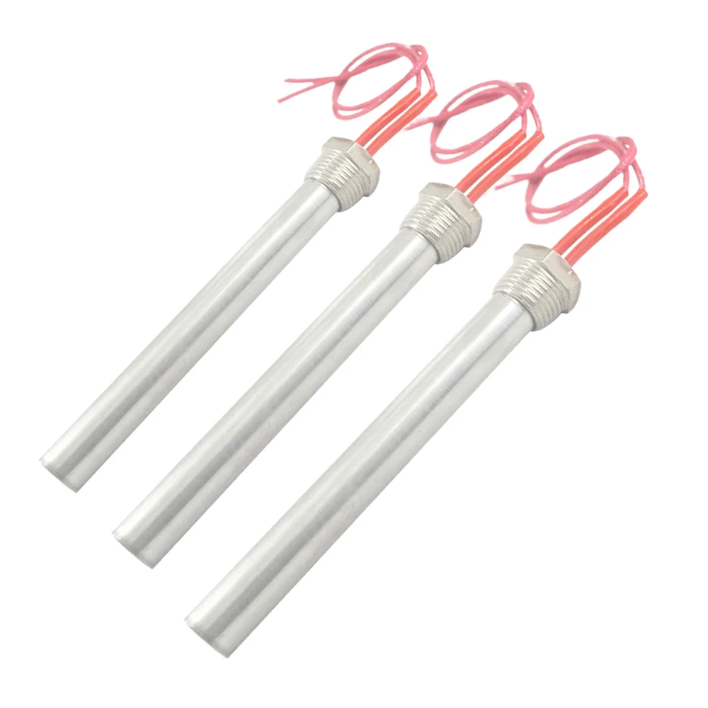 Calentador de cartucho de rosca DN20 de 3/4 ", elemento calentador Tubular de 220V, elemento calefactor eléctrico de 20mm de diámetro, 0,3/0,5/1/1,5/2KW