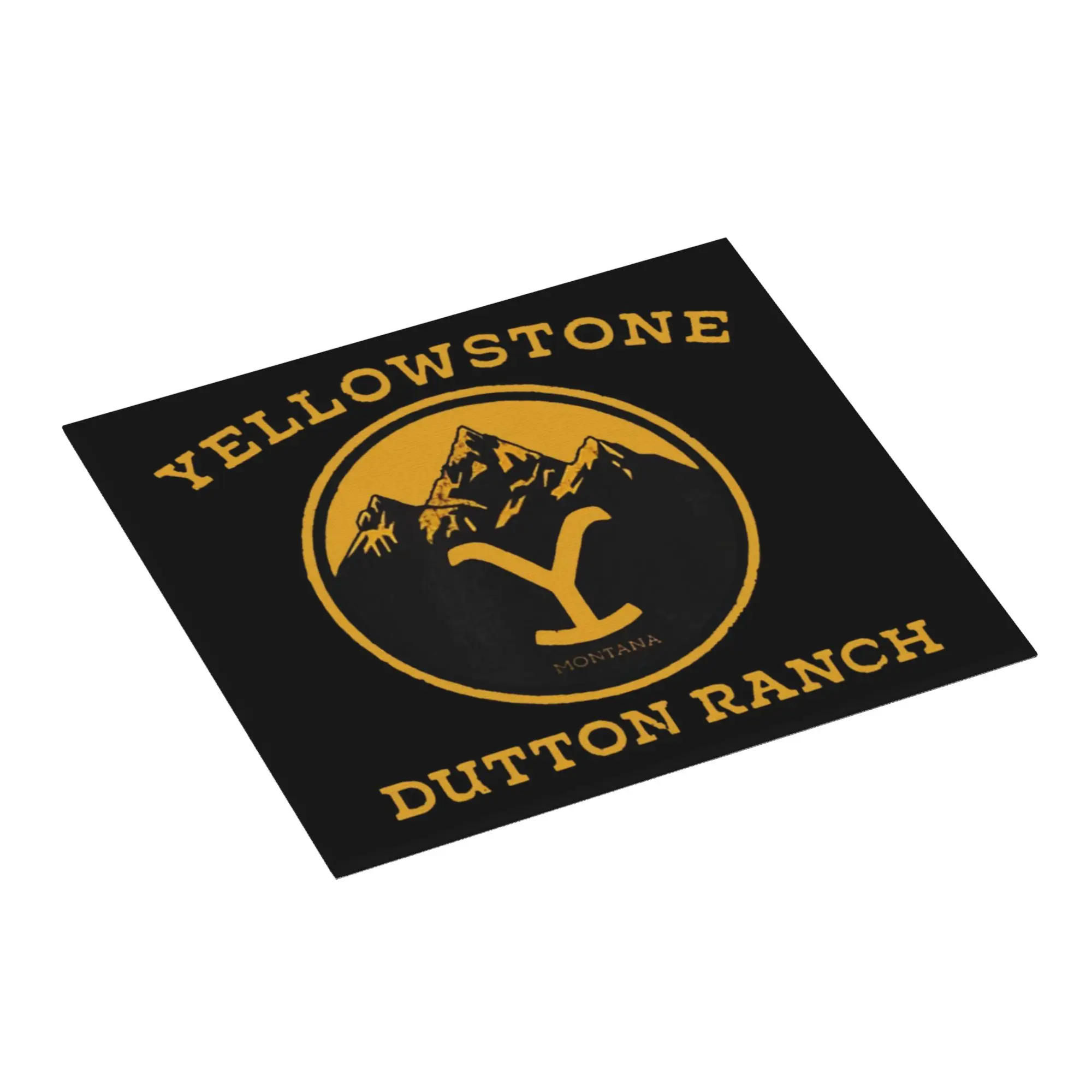 Dutton Ranch Yellowstone Logo Non Slip Kitchen Counter Protector Mat Barware Tableware Reusable  Bathroom Drying Mat For Kitchen