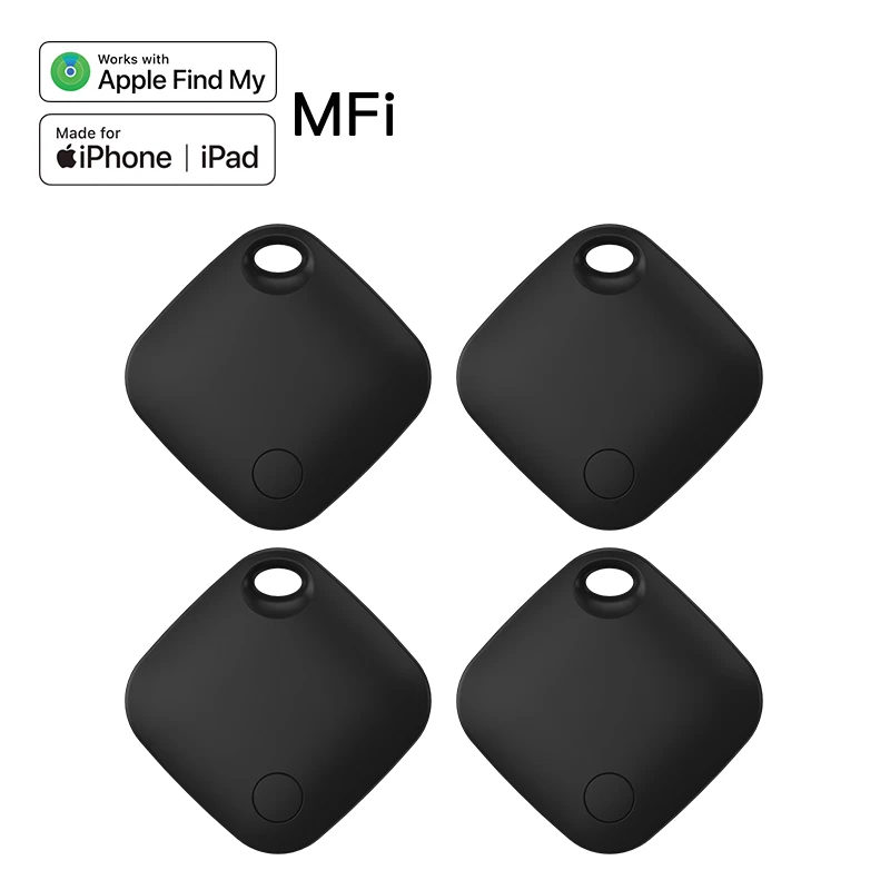 1/2/ 4pcs Anti-lose Security Finder Tracker Smart Tag for Apple Find My  Bluetooth GPS Tracker For Luggage Key IOS MFi Finder